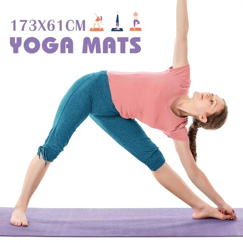 5mm Non Slip Exercise & Fitness Mat for All Types of Yoga