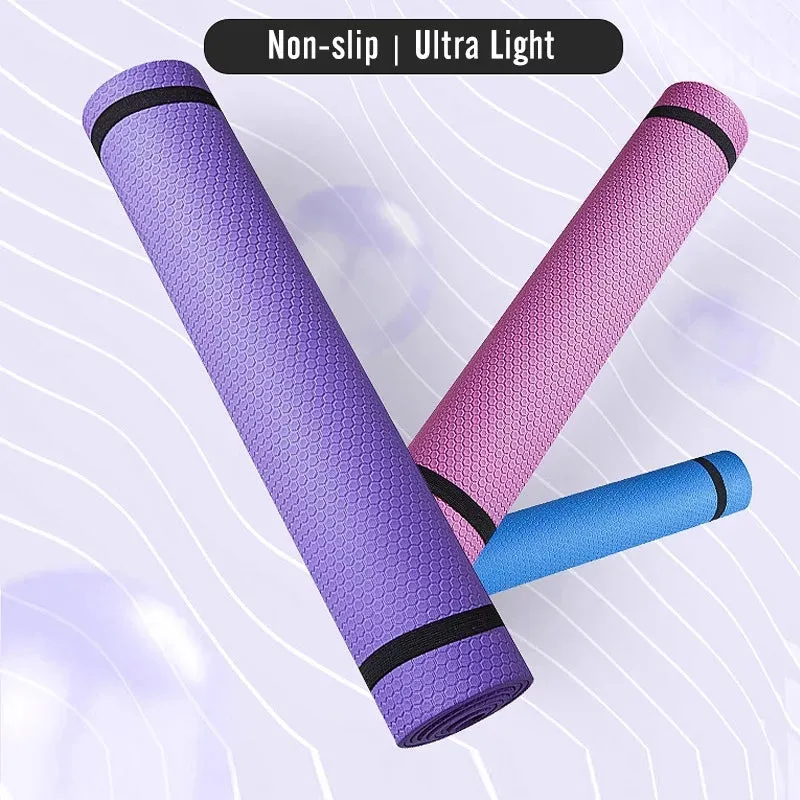 5mm Non Slip Exercise & Fitness Mat for All Types of Yoga