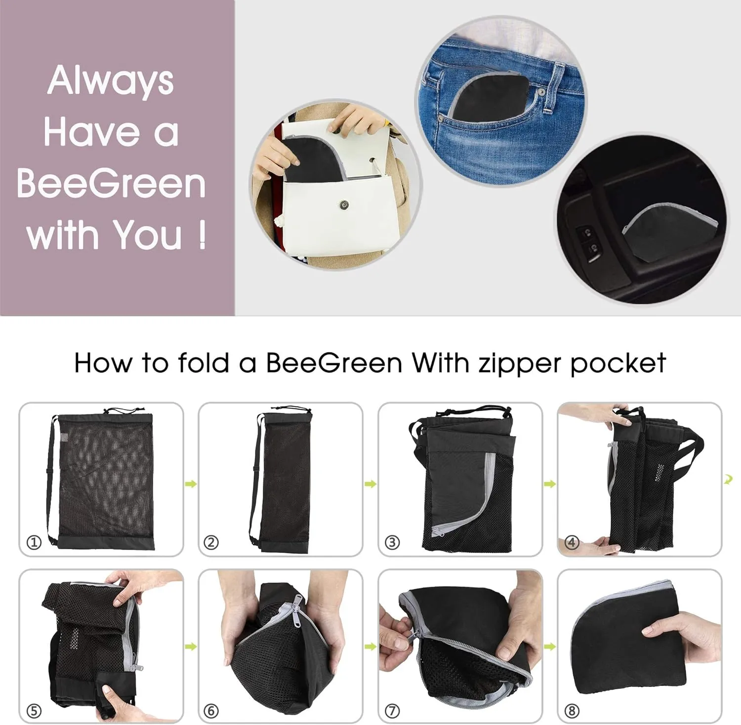 BeeGreen Drawstring Backpack for Men Women Athletic Gym Sports Workout Beach Swim 