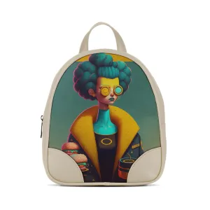 Beige O Mini Backpacks Burger Guard