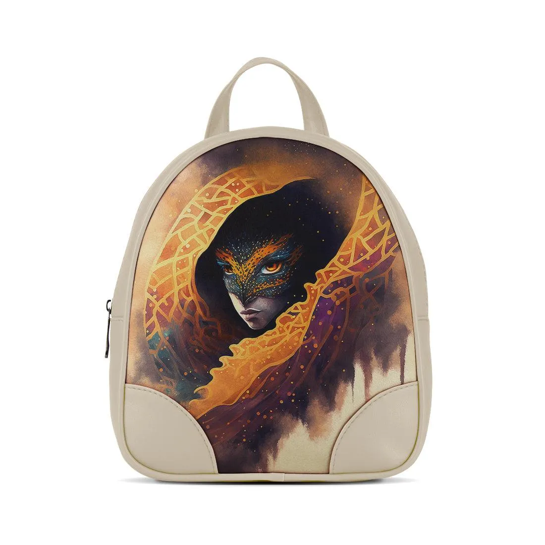 Beige O Mini Backpacks Fighter