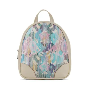 Beige O Mini Backpacks Vibrant purple