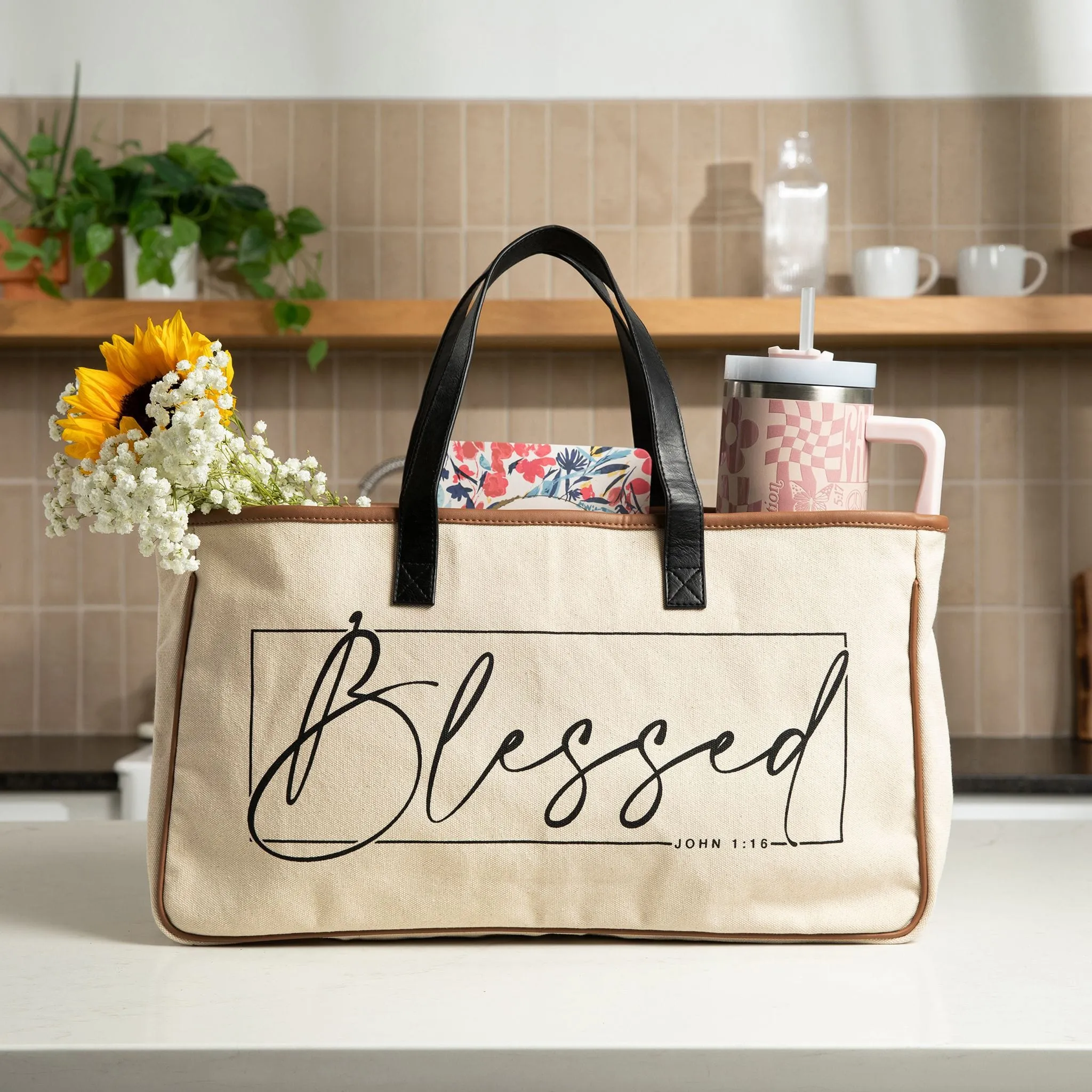 Blessed Canvas Tote Bag