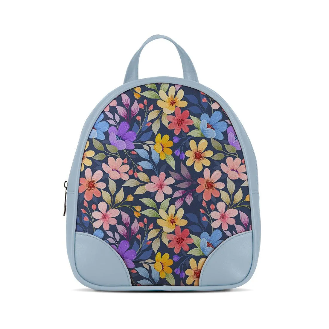 Blue O Mini Backpacks Purple Floral