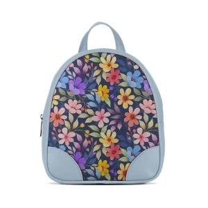 Blue O Mini Backpacks Purple Floral