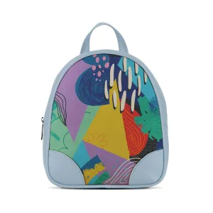 Blue O Mini Backpacks Seamless Abstract