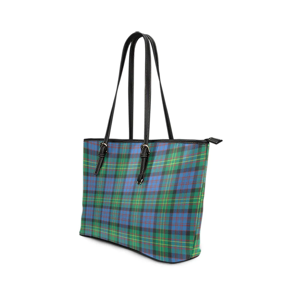 Bowie Ancient Tartan Leather Tote Bag