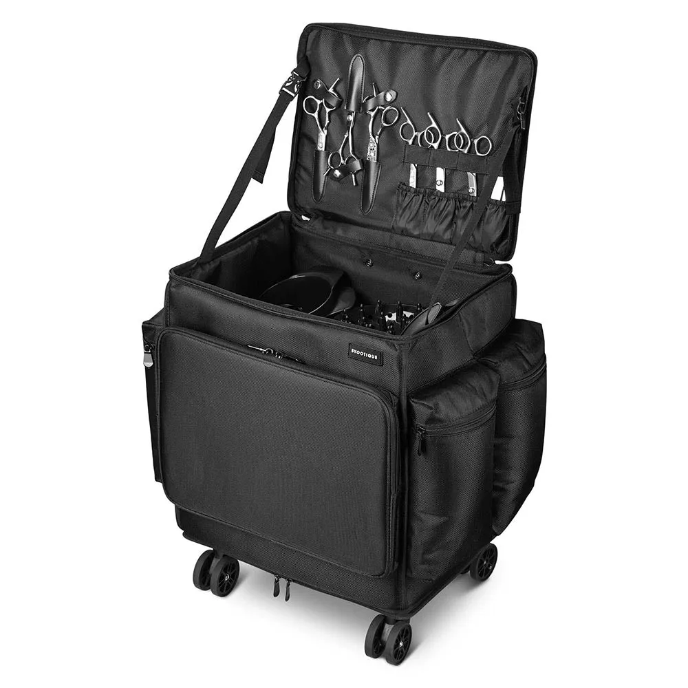 Byootique HairStylist Travel Case with Cosmetic Travel Train Case
