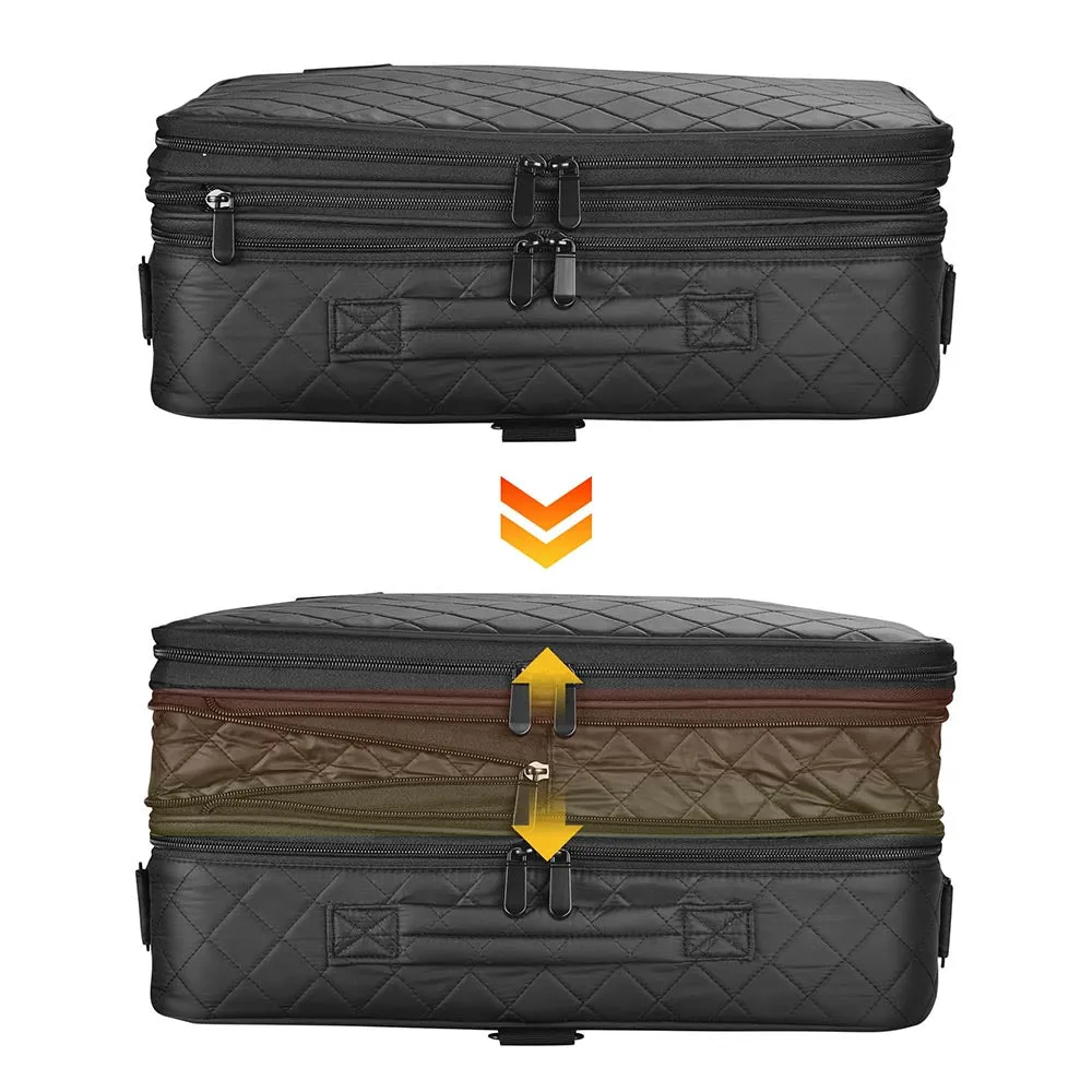 Byootique HairStylist Travel Case with Cosmetic Travel Train Case