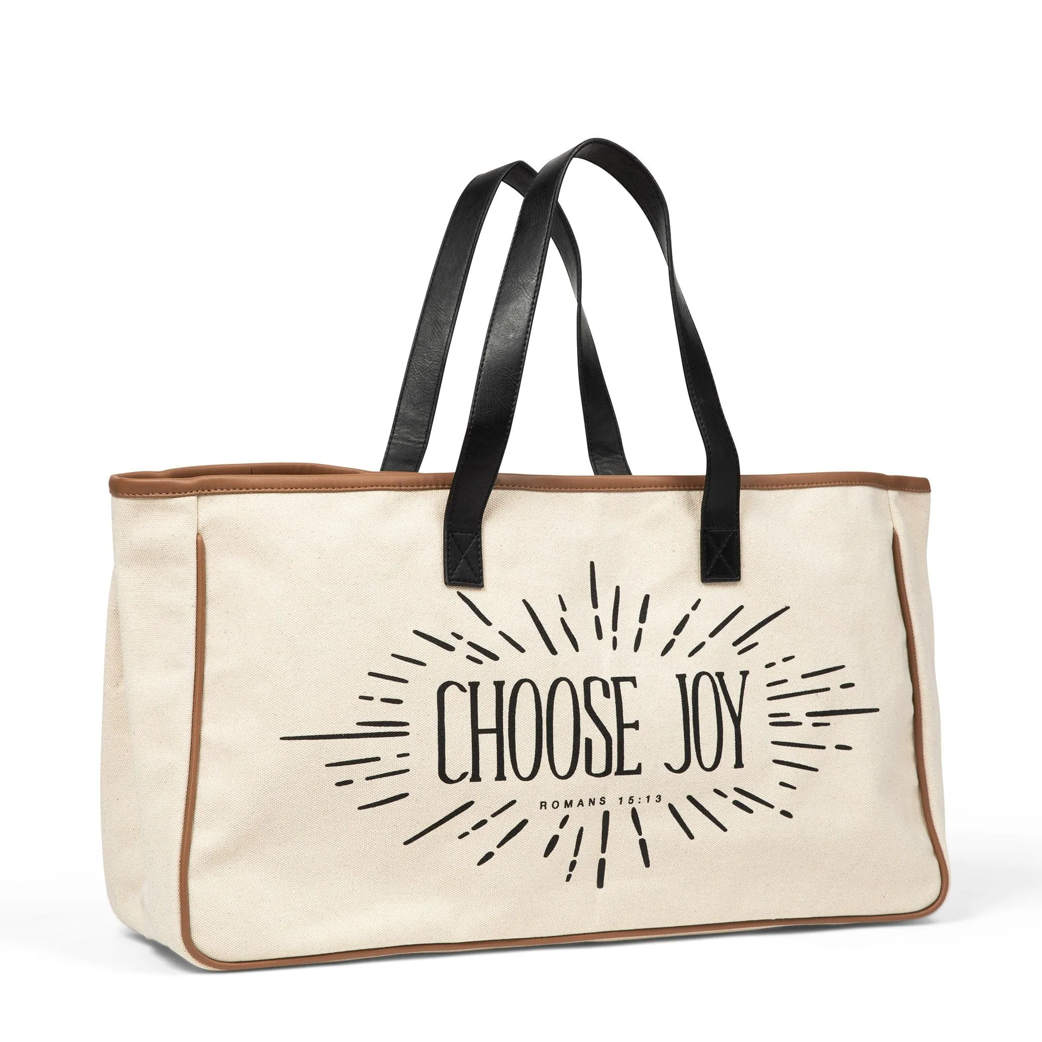 Choose Joy Canvas Tote Bag