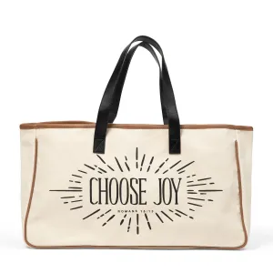 Choose Joy Canvas Tote Bag