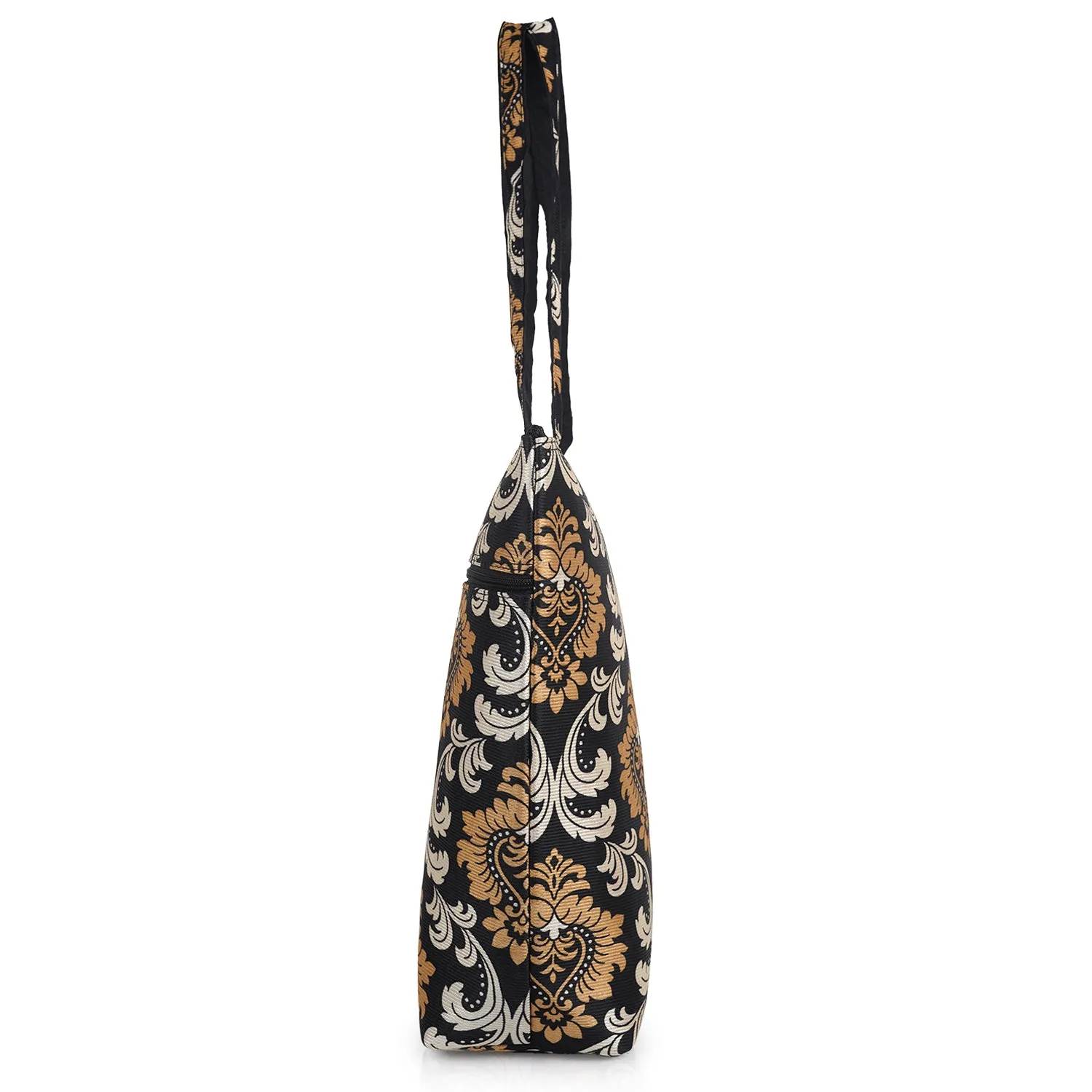 CIMONI Fabric Stylish Top Handle Handheld Shoulder Unique Design Daytrip Shopping Handbag For Women