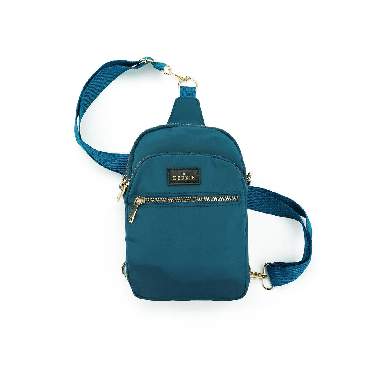Convertible Sling Crossbody Bag - Teal