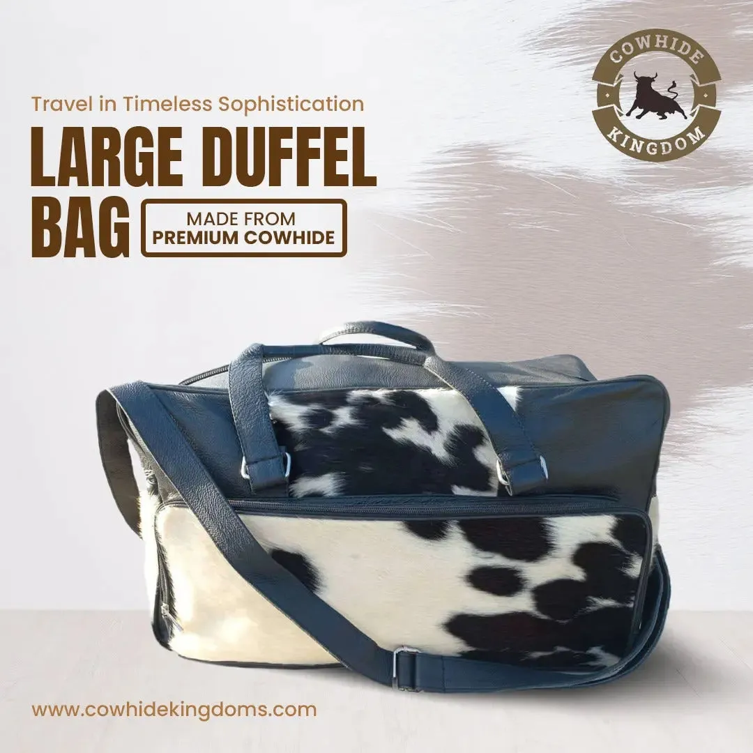 Cowhide Duffel Bag Leather Duffel Bag
