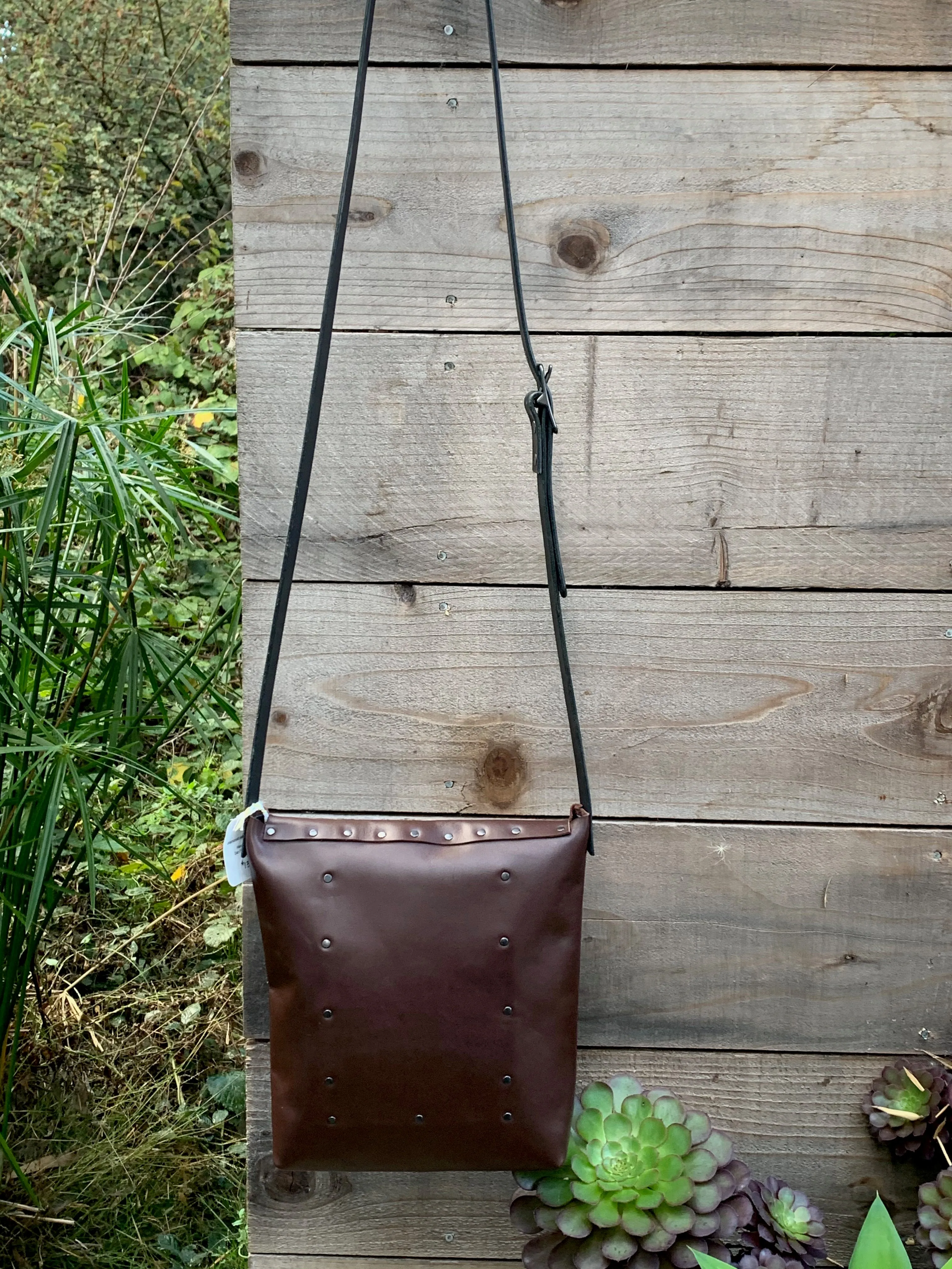Deep Brown Urban Satchel