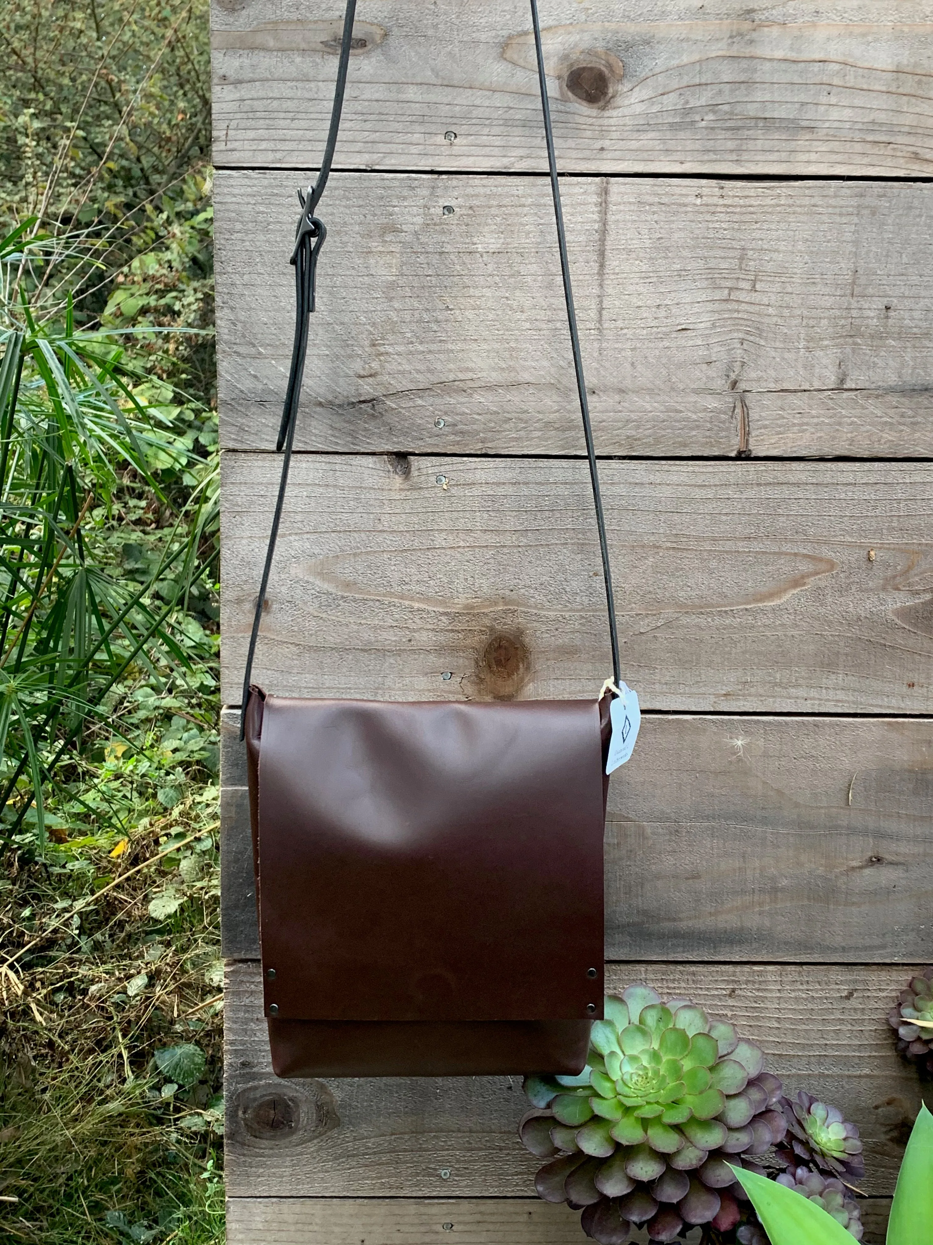 Deep Brown Urban Satchel