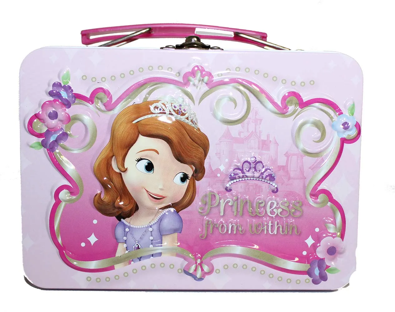 Deluxe Princess Sofia the First Rolling Backpack with 6 pcs set