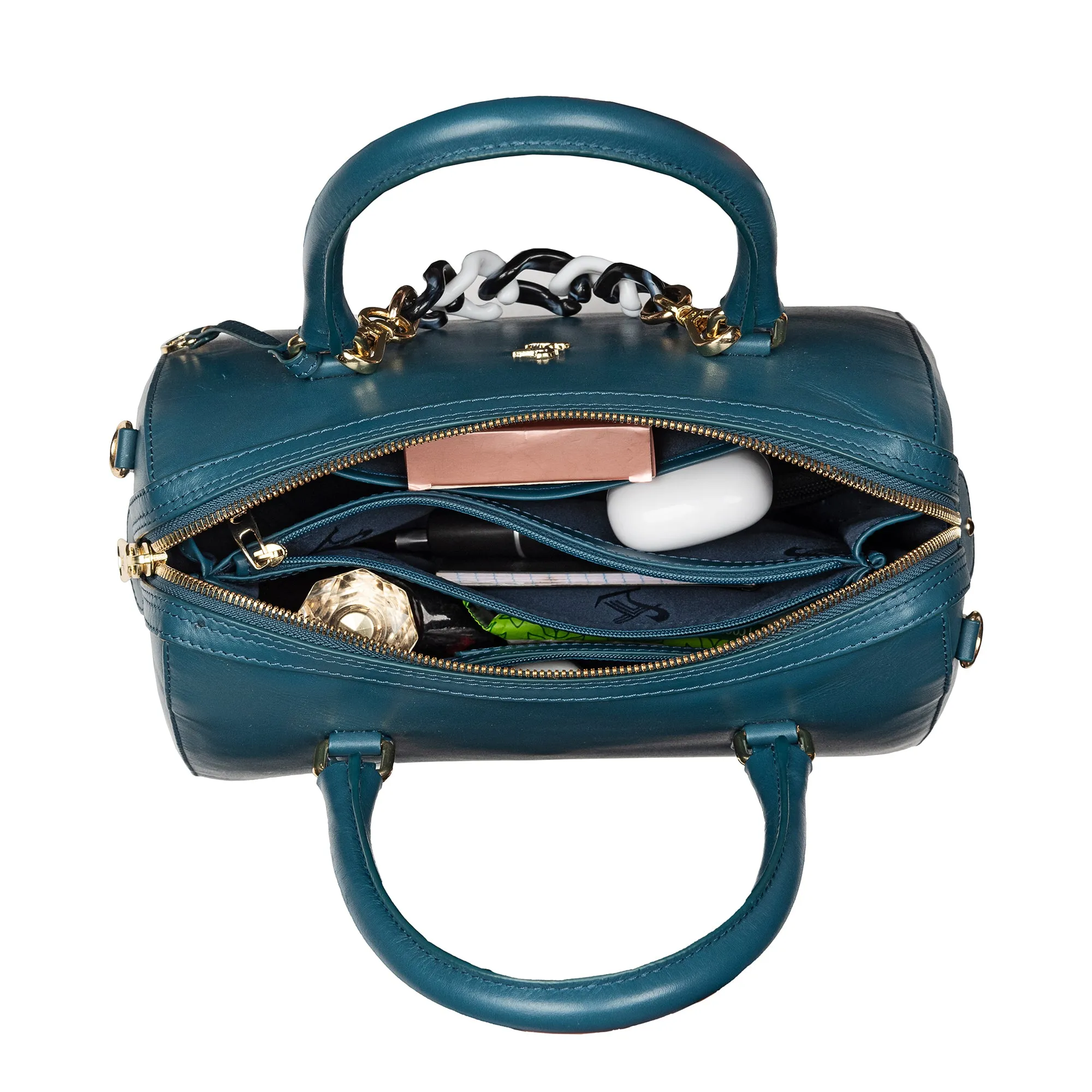 Enna - Sling Bag | Leather Handbag for Women | Genuine Leather Ladies Bag | Color: Blue