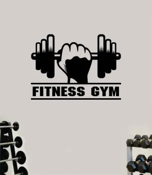 Fitness Gym V3 Quote Health Work Out Decal Sticker Vinyl Art Wall Room Decor Teen Motivation Inspirational Girls Lift