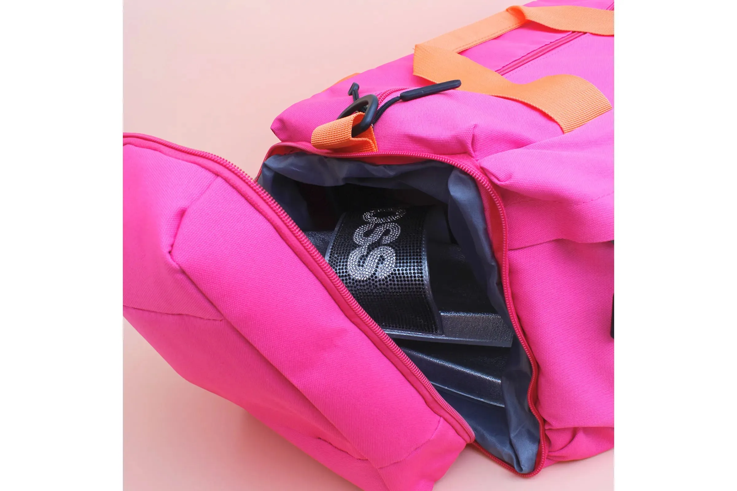 Fuchsia Canvas Travel Duffel