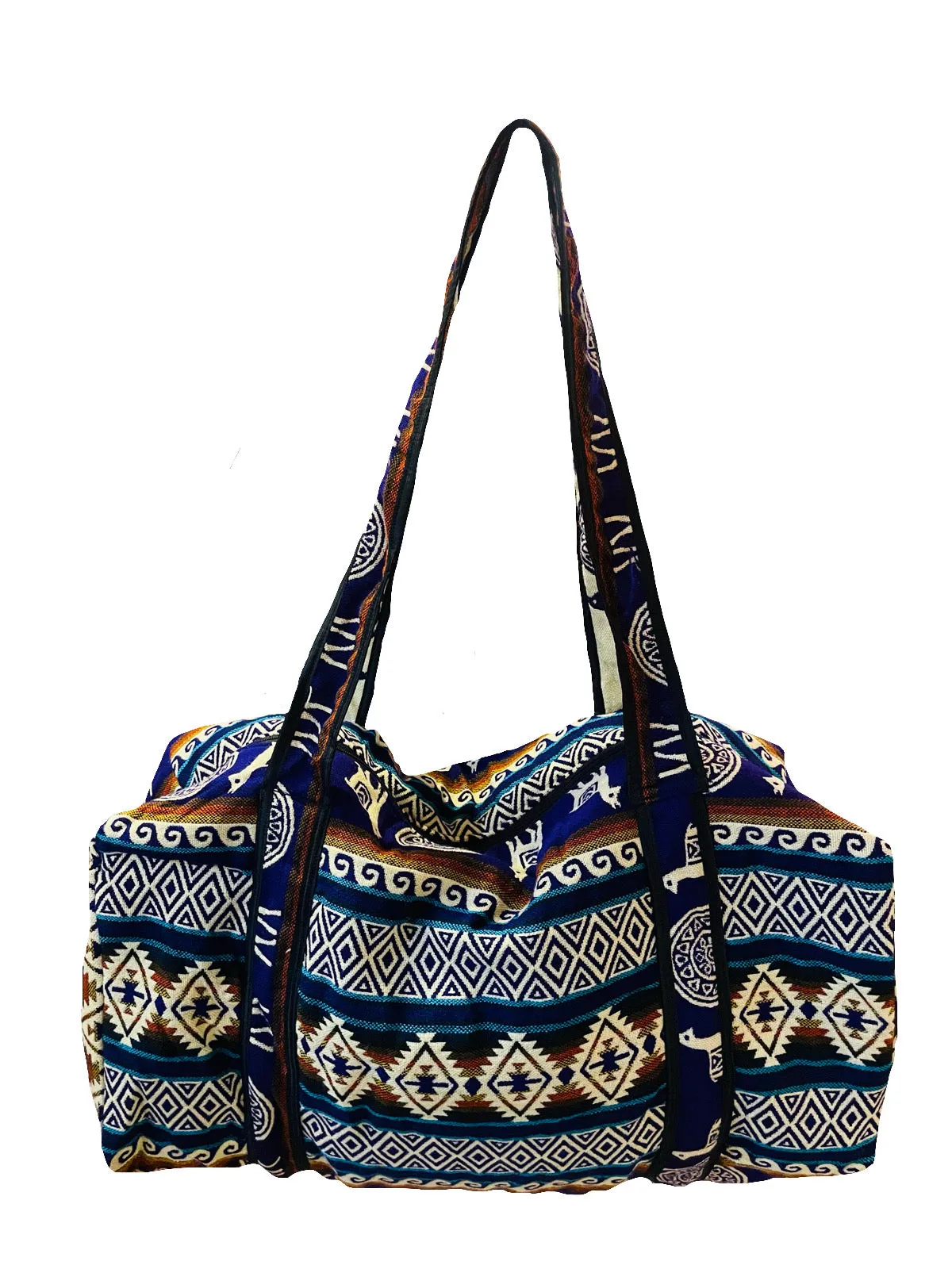 Gold Rush Woven Duffel Bag