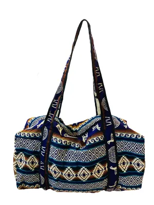 Gold Rush Woven Duffel Bag