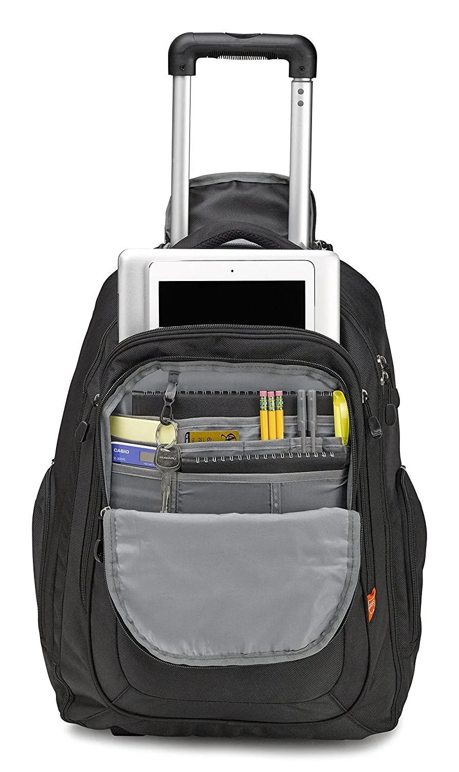 High Sierra Rev Wheeled Backpack (Jersey Knit/Slate)