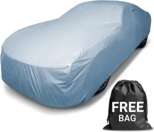 iCarCover Premium Car Cover for 1962-1972 Pontiac Grand Prix Heavy Duty Waterproof All-Weather Automobiles Custom Fit Indoor Outdoor UV Snow Protection Covers with Straps and Bag