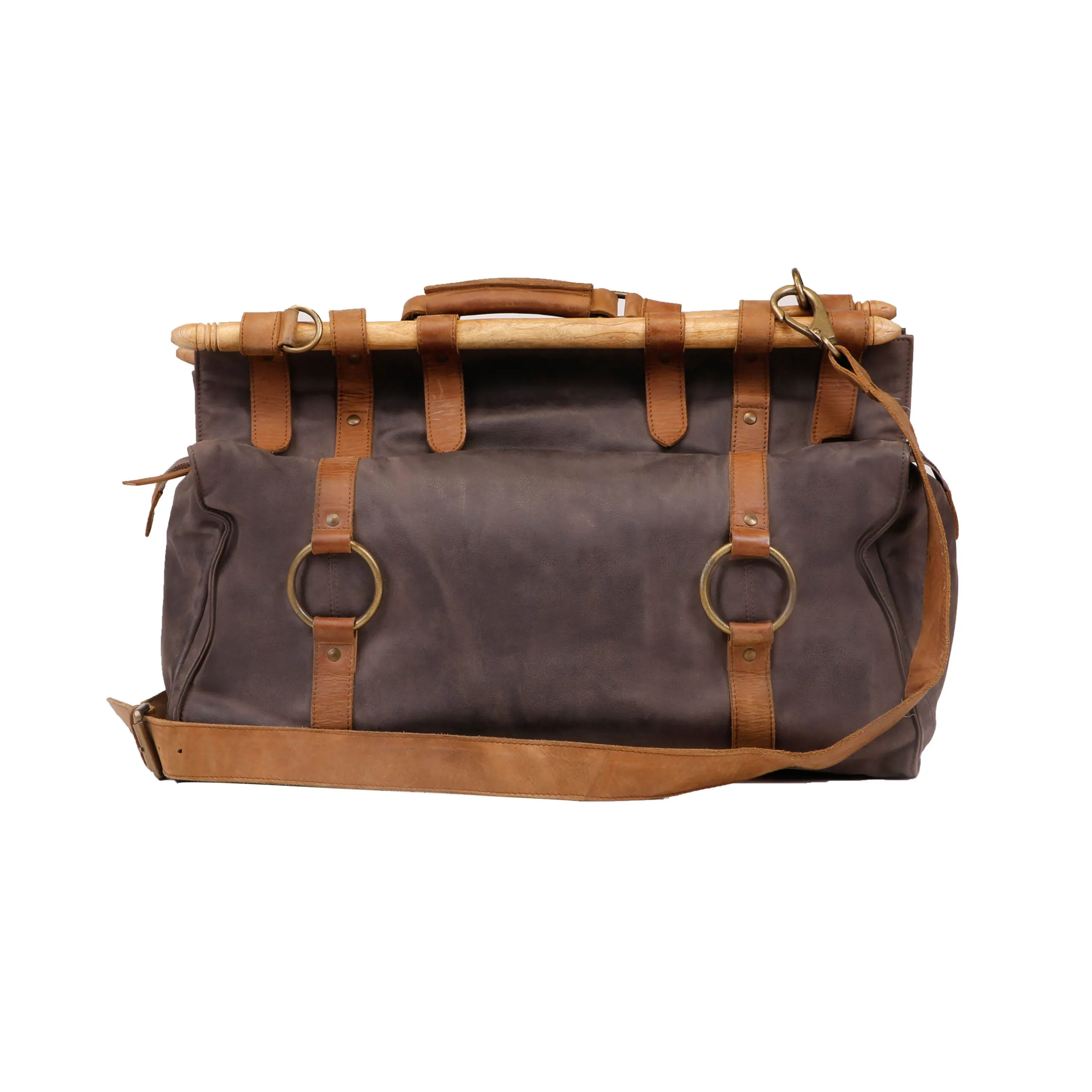 Indigenous Duffel - Grey and Tan