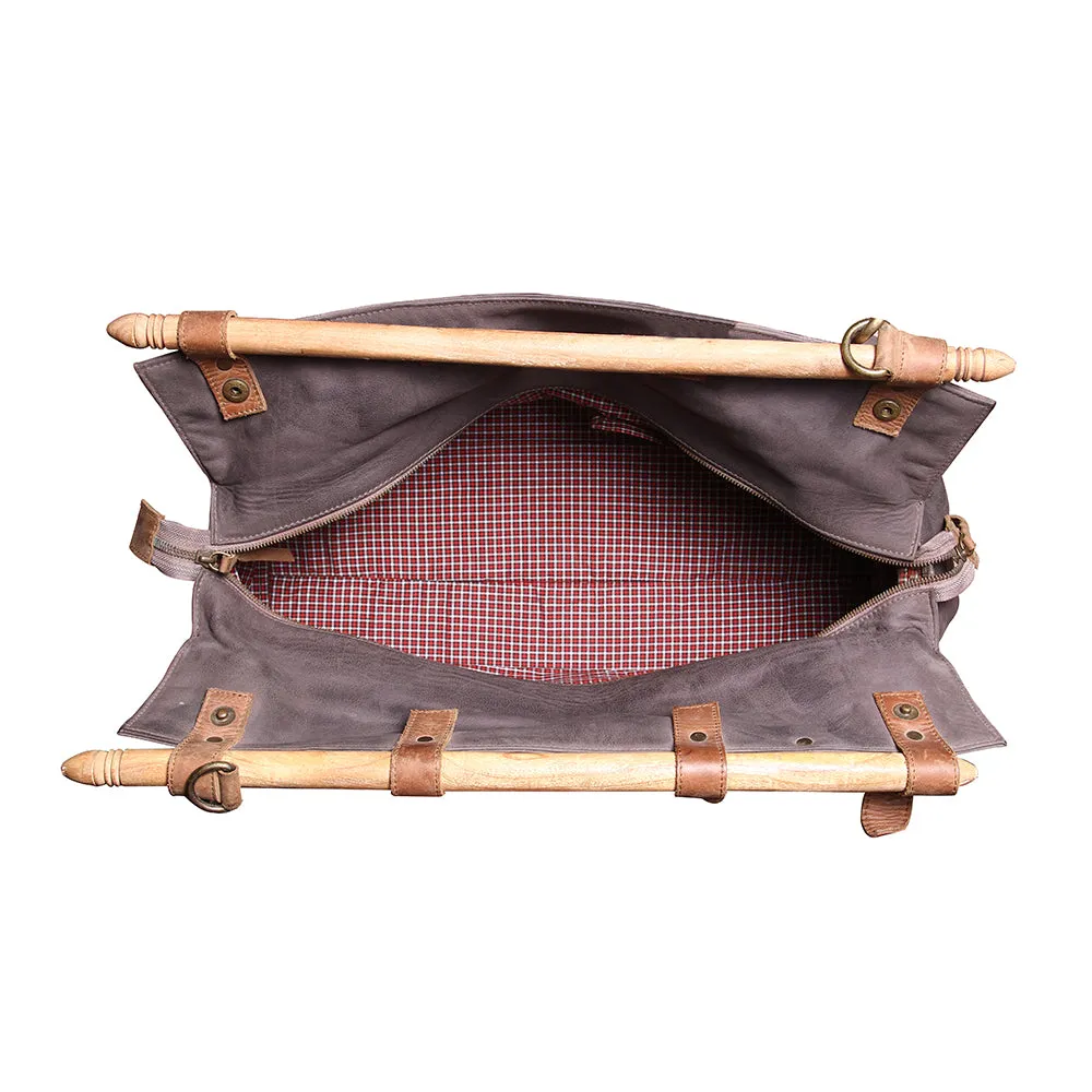 Indigenous Duffel - Grey and Tan