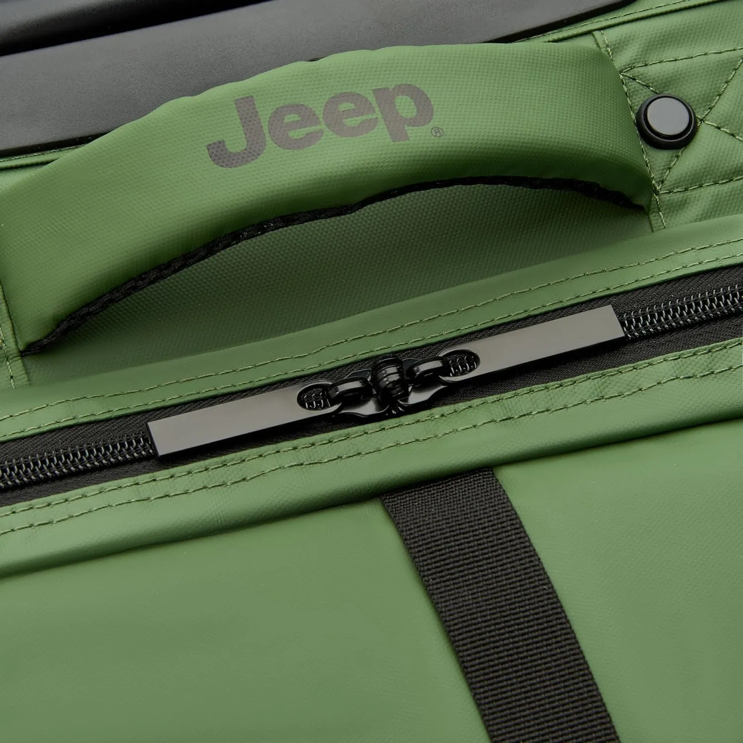 Jeep JS006B Two Wheel Rolling Travel Duffle Bag, Elm Green, 27 Inch