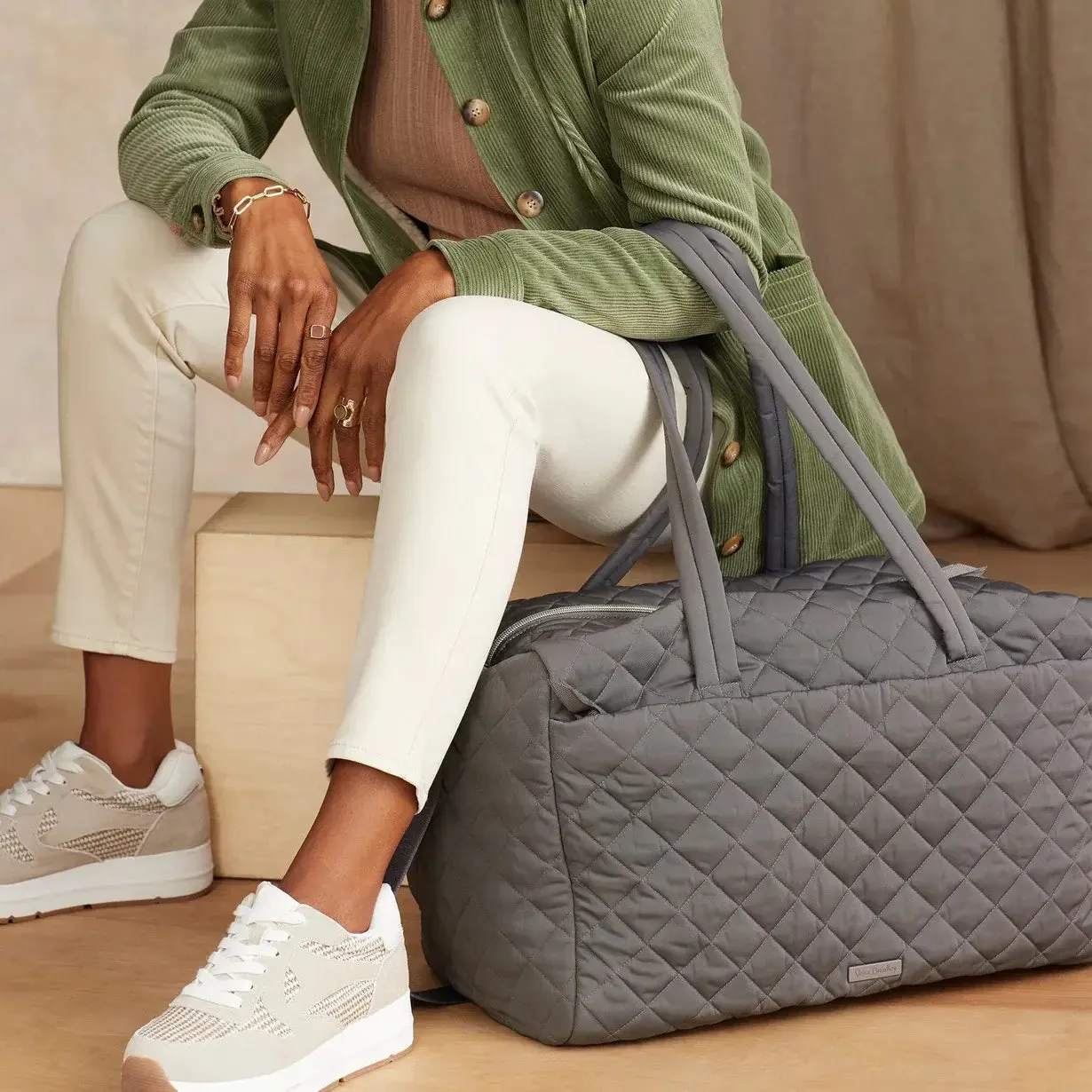 Large Travel Duffel - Shadow Gray