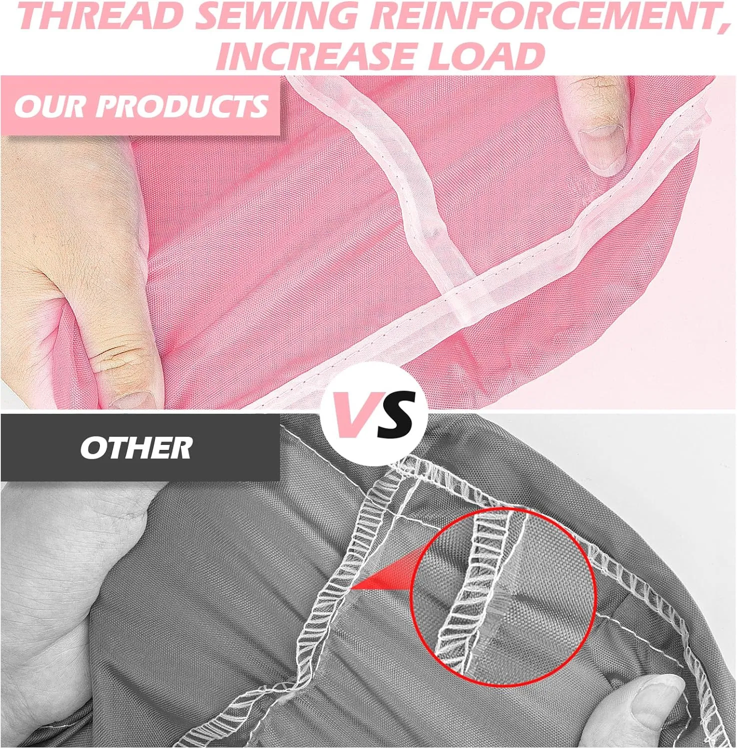 Laundry Bag,2 Pack Travel Laundry Bags for Dirty Clothes,Large Laundry Bags for Camping & Traveling,Dirty Clothes Travel Bag,24" x 36" (Cyan   Pink)