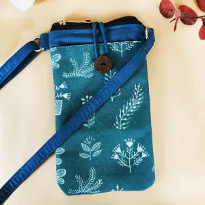 Loop Mobile Sling Bag-Teal Warli