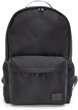 Manhattan Portage Cordura Twill Crosby Backpack for Travel & City Use Fits 13" Laptop Water-Resistant Luggage Strap Compatible (Black)