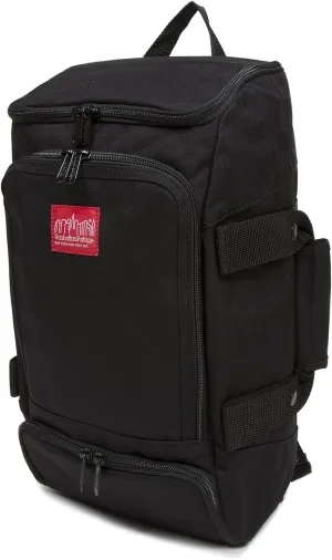 Manhattan Portage Ludlow Convertible Backpack JR - 2 Way Carry Water Resistant Spacious 1000D Cordura Backpack Duffle (Black)