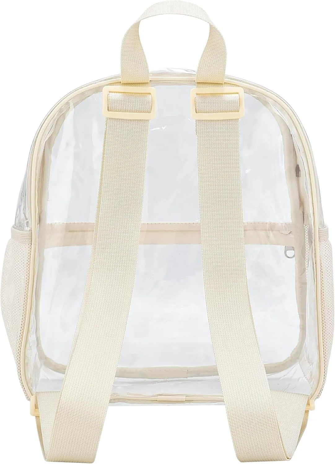 Oraben Clear Backpack Stadium Approved 12126 Clear Mini Backpack Small Transparent Backpack for Concert, Beach, Work, Travel & Sporting