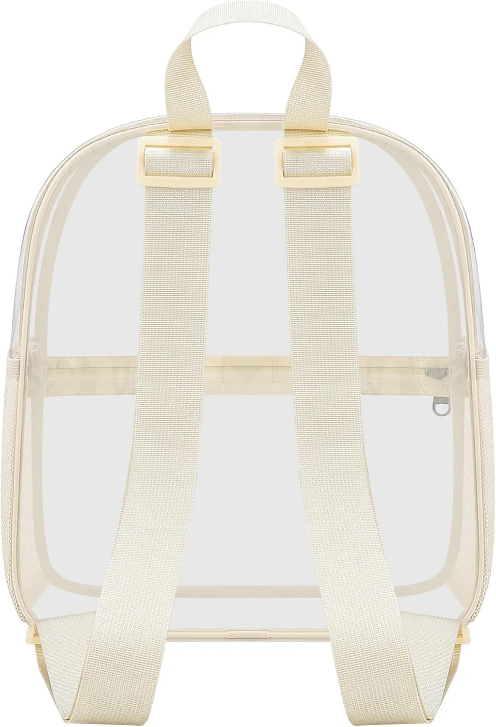 Oraben Clear Backpack Stadium Approved 12126 Clear Mini Backpack Small Transparent Backpack for Concert, Beach, Work, Travel & Sporting