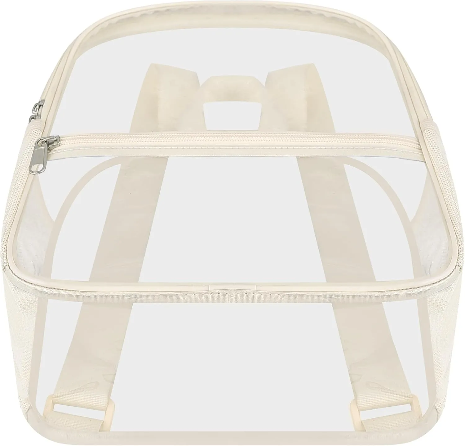 Oraben Clear Backpack Stadium Approved 12126 Clear Mini Backpack Small Transparent Backpack for Concert, Beach, Work, Travel & Sporting
