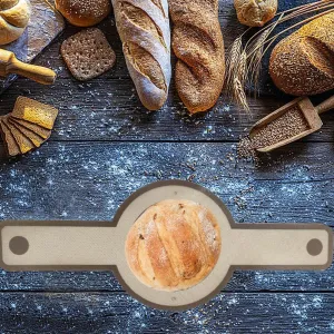 Silicone Bread Sling for Dutch Oven, 2 PC Non-Stick & Easy Clean Reusable Silicone Bread Baking Mat with Long Handles, Easy to Transfer Sourdough Bread   1 Reusable Bread Bag