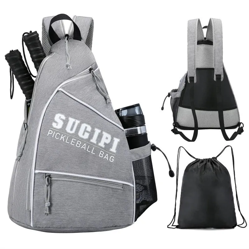 Sports Sling Bag Pickleball Backpack For Men Women