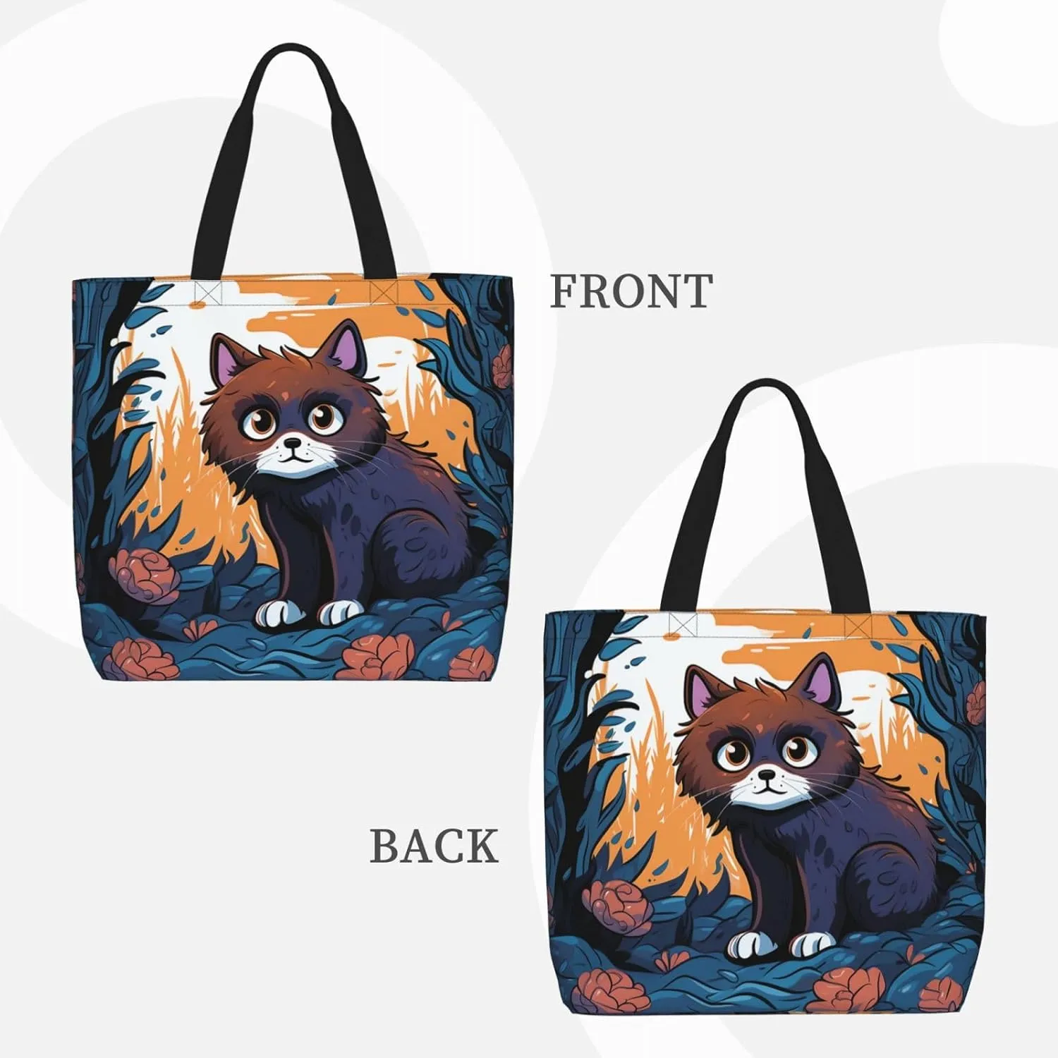 Tote Bag for Women Celestial Night Sky Shoulder Bag with Zipper Handbag Large Capacity Reusable Grocery Bag
