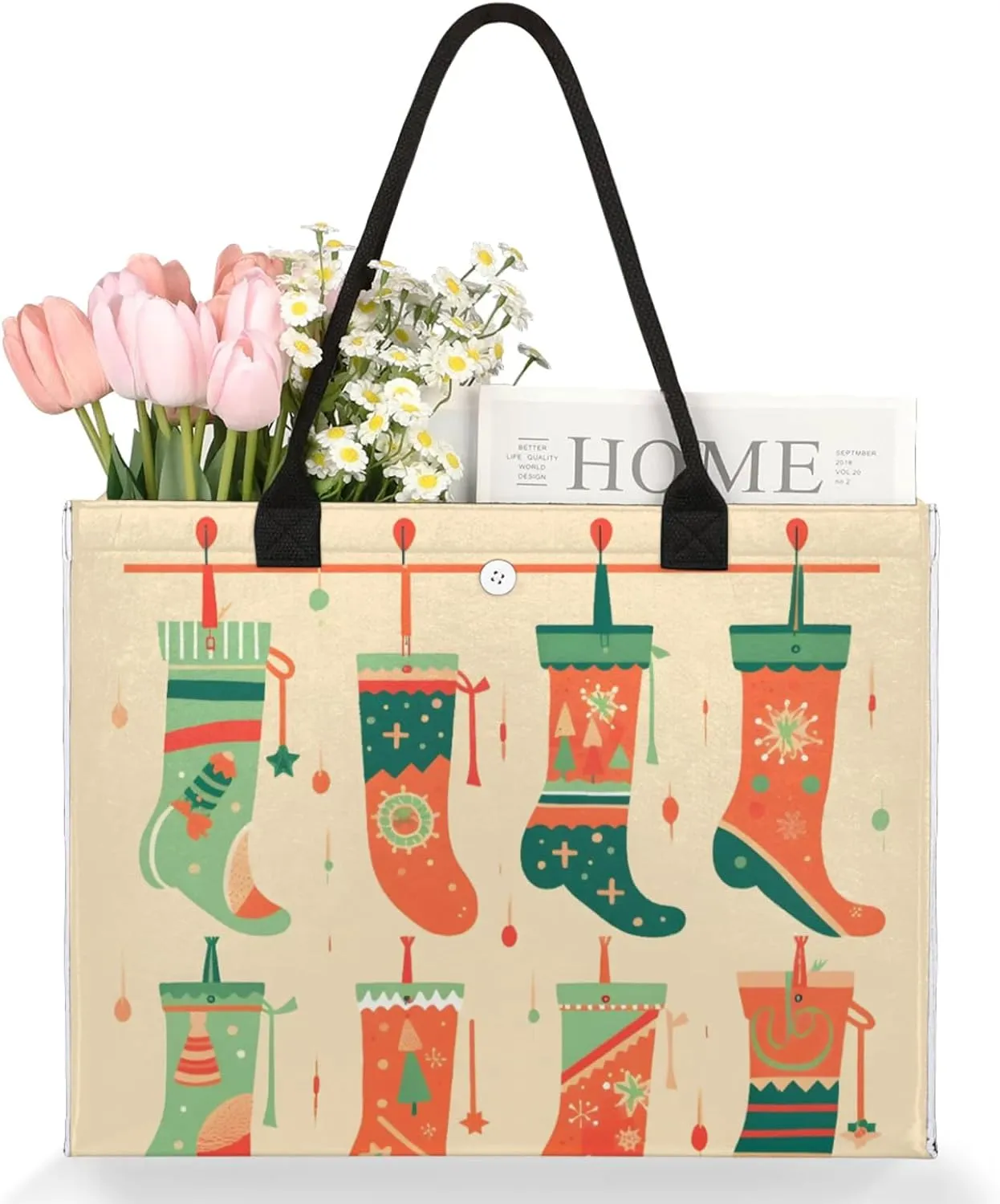 Tote Bag for Women Reusable Canvas Shoulder Bag