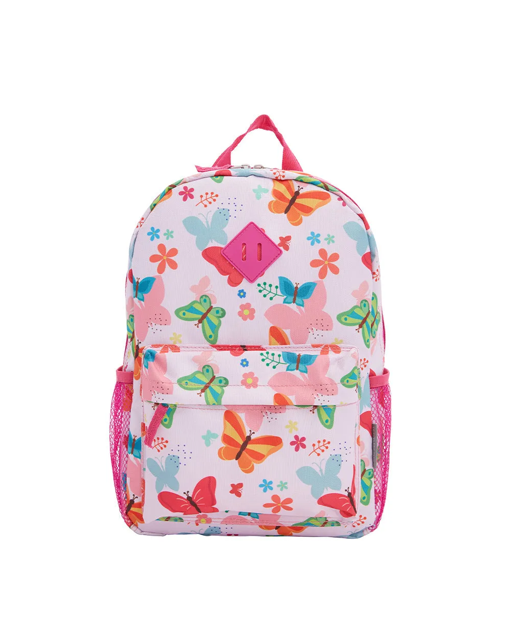 Travelers Club 5 Pieces Kids Luggage Set with 360Â° 4 Wheel Spinner System Butterfly