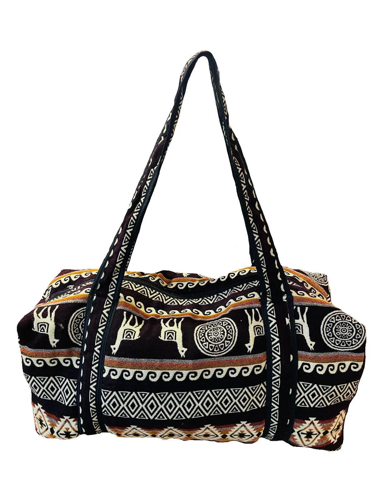 Wine Menu Woven Duffel Bag