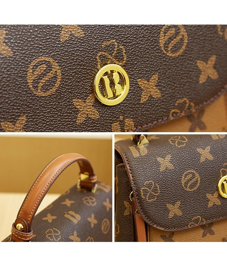 Women Classic Print Handbag Crossbody Shoulder Bag