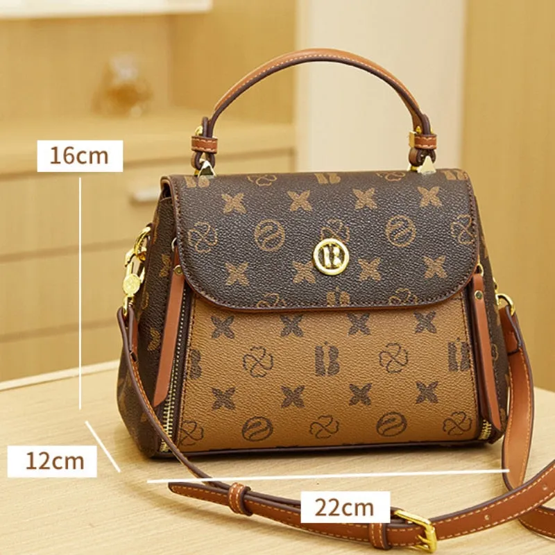Women Classic Print Handbag Crossbody Shoulder Bag