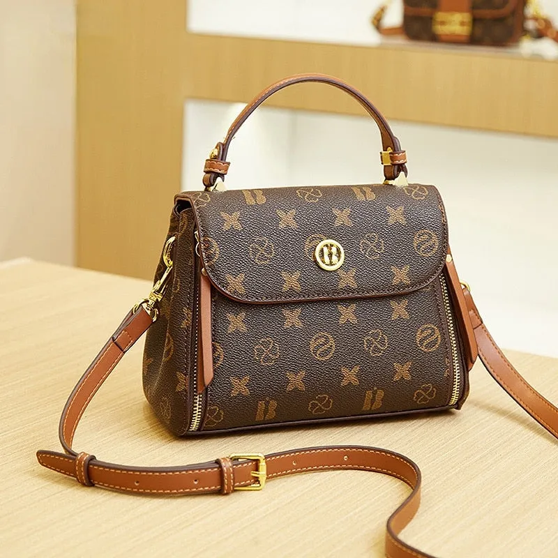 Women Classic Print Handbag Crossbody Shoulder Bag