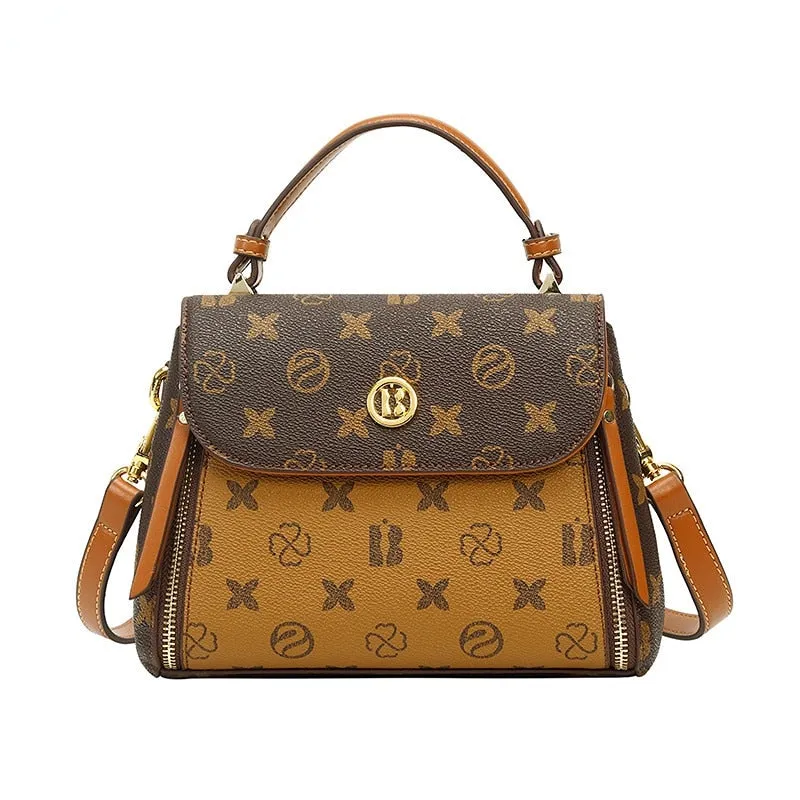 Women Classic Print Handbag Crossbody Shoulder Bag